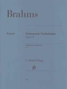 Brahms: Schumann Variations Opus 9 for Piano published by Henle
