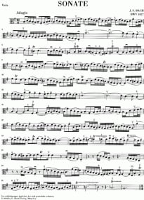 Bach: Viola Da Gamba Sonatas BWV 1027 - 1029 published by Henle