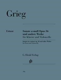 Grieg: Sonata A Minor Opus 36 & other works for Cello published by Henle