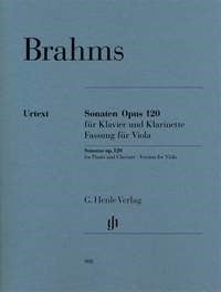 Brahms: Sonatas Opus 120 No.s 1 & 2 for Viola published by Henle Urtext