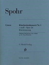 Spohr: Concerto No 1 in C minor Opus 26 for Clarinet published by Henle
