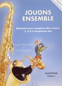 Jouons Ensemble volume 1 for Saxophones published by Lemoine