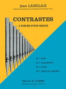 Langlais: Contrastes for Organ published by Combre