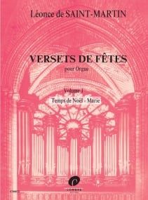 Saint-Martin: Versets de ftes Volume 1 for Organ published by Combre