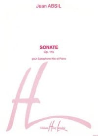 Absil: Sonata Opus 115 for Alto Saxophone published by Lemoine
