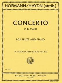 Haydn: Concerto in D HobVIIf/D1 for Flute published by IMC