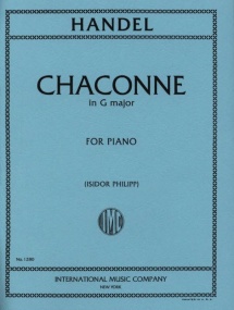 Handel: Chaconne in G Major for Piano published by IMC