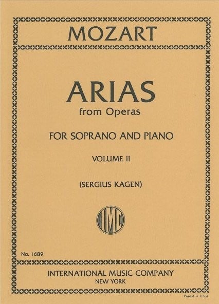 Mozart: 40 Arias Volume 2 published by IMC