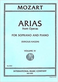 Mozart: 40 Arias Volume 4 published by IMC
