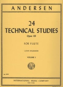 Andersen: 24 Technical Studies Opus 63 Volume 1 for Flute published by IMC