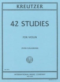 Kreutzer: 42 Etudes for Violin published by IMC