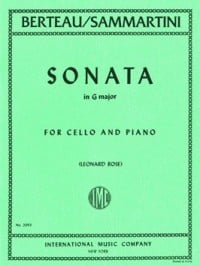 Sammartini/Berteau: Sonata in G for Cello published by IMC