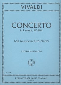 Vivaldi: Concerto in E Minor FIII 6 RV484 for Bassoon published by IMC