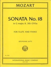 Mozart: Sonata No.18 in G K301 for Flute published by IMC