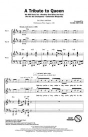 A Tribute To Queen (Medley) 2pt published by Hal Leonard