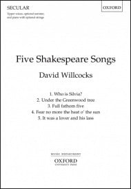 Willcocks: Five Shakespeare Songs (Upper Voices) published by OUP