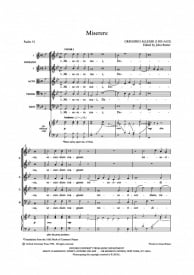 Allegri: Miserere SATB published by OUP