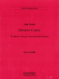 Rutter: Donkey Carol published by OUP - Orchestral Full Score