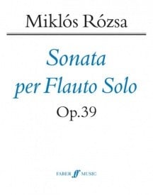Rozsa: Sonata for Flute Solo published by Faber
