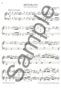 Britten: Moderato And Nocturne for Piano published by Faber