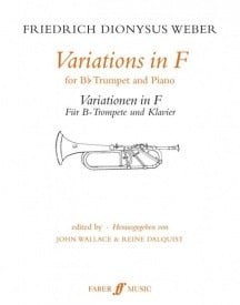 Weber: Variations in F for Trumpet published by Faber
