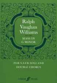 Vaughan Williams: Mass In G Minor published by Faber - Vocal Score