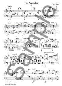 Vine: 5 Bagatelles for Piano published by Faber
