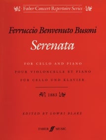 Busoni: Serenata Opus 34 for Cello published by Faber