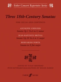 Three 18th Century Sonatas for Cello published by Faber