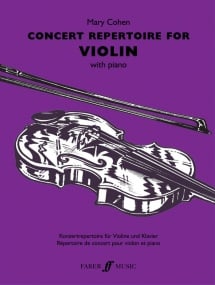 Concert Repertoire for Violin published by Faber