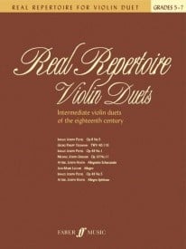 Real Repertoire - Violin Duets published by Faber