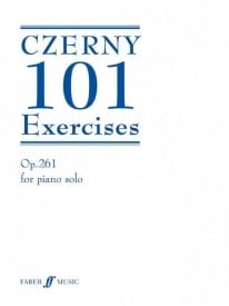 Czerny: 101 Exercises Opus 261 for Piano published by Faber