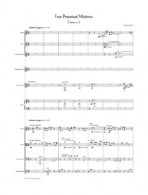 Coult: Four Perpetual Motions for Chamber Ensemble published by Faber