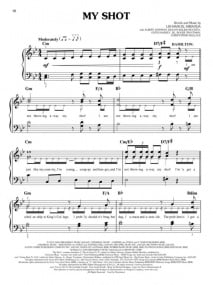 Hamilton - Easy Piano Selections published by Faber