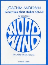 Andersen: 24 Short Studies Opus 33 for Flute published by Chester