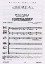 Palestrina: Tu Es Petrus SSATBB published by Chester