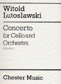 Lutoslawski: Concerto for Cello And Orchestra (Solo Part) published by Chester