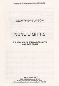 Burgon: Nunc Dimittis from Tinker Tailer Soldier Spy Sop/SATB published by Chester