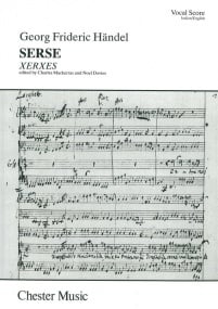 Handel: Serse (Xerxes) (HWV 40) published by Chester - Vocal Score