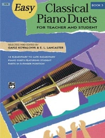 Easy Classical Piano Duets Book 3 published by Alfred