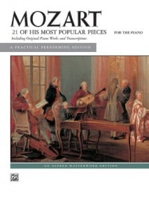 Mozart: 21 of his Most Popular Pieces for Piano published by Alfred