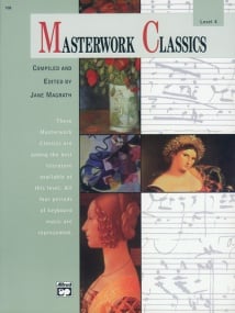 Masterwork Classics Level 4 for Piano published by Alfred (Book & CD)