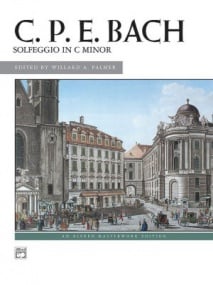 C P E Bach: Solfeggio in C minor for Piano published by Alfred