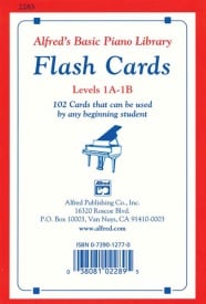 Alfred's Basic Piano Course: Flash Cards Levels 1A & 1B