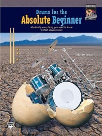 Drums for the Absolute Beginner published by Alfred (Book & CD)