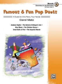 Famous & Fun Pop Book Duets 3 for Piano published by Alfred