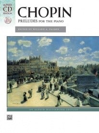 Chopin: Preludes for Piano published by Alfred (Book & CD)