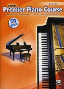 Alfred's Premier Piano Course: Lesson 4 (Book & CD)