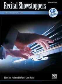 Recital Showstoppers for Piano published by Alfred (Book & CD)