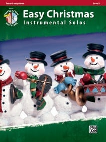Easy Christmas Instrumental Solos, Level 1 - Tenor Saxophone published by Alfred (Book & CD)